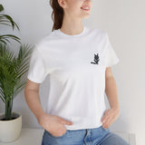 shadow cat printed short sleeve tee drawn by vivi