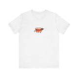 hotdog printed short sleeve tee