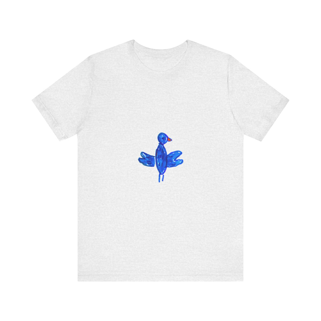 bird printed tee drawn by vivi
