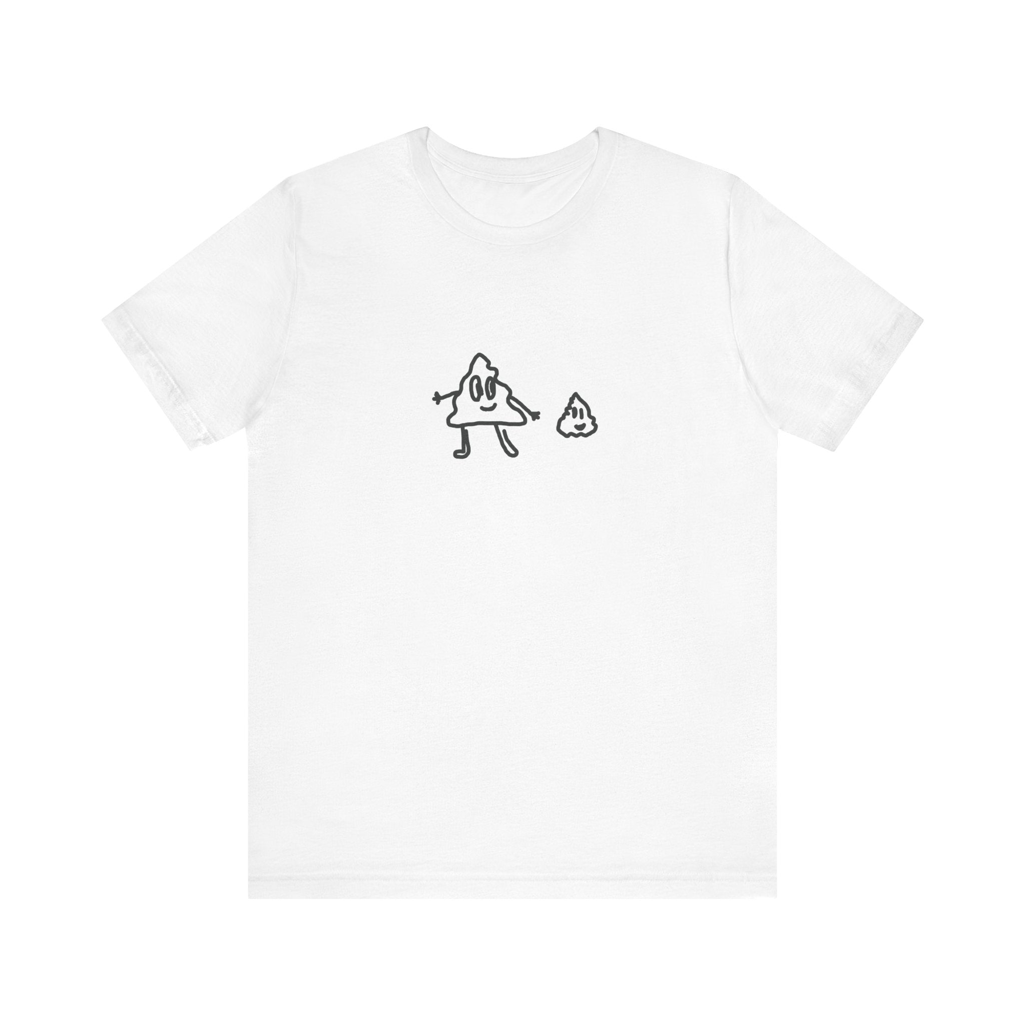 poops printed tee drawn by vivi