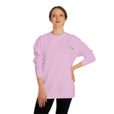 farting dinosaur Crew Neck Sweatshirt draw by vivi