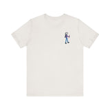 girl with stick printed tee drawn by vivi