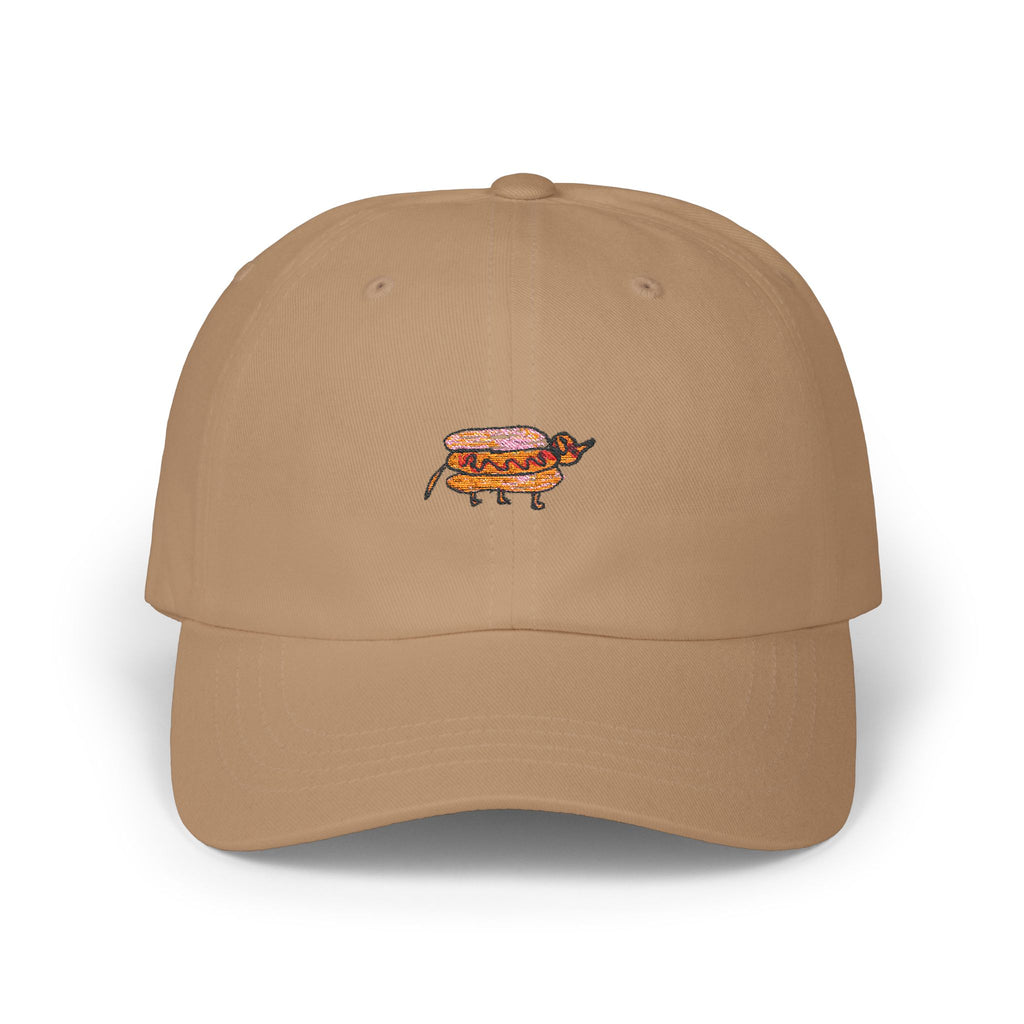 hotdog Classic Dad Cap drawn by vivi