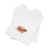 hotdog printed short sleeve tee