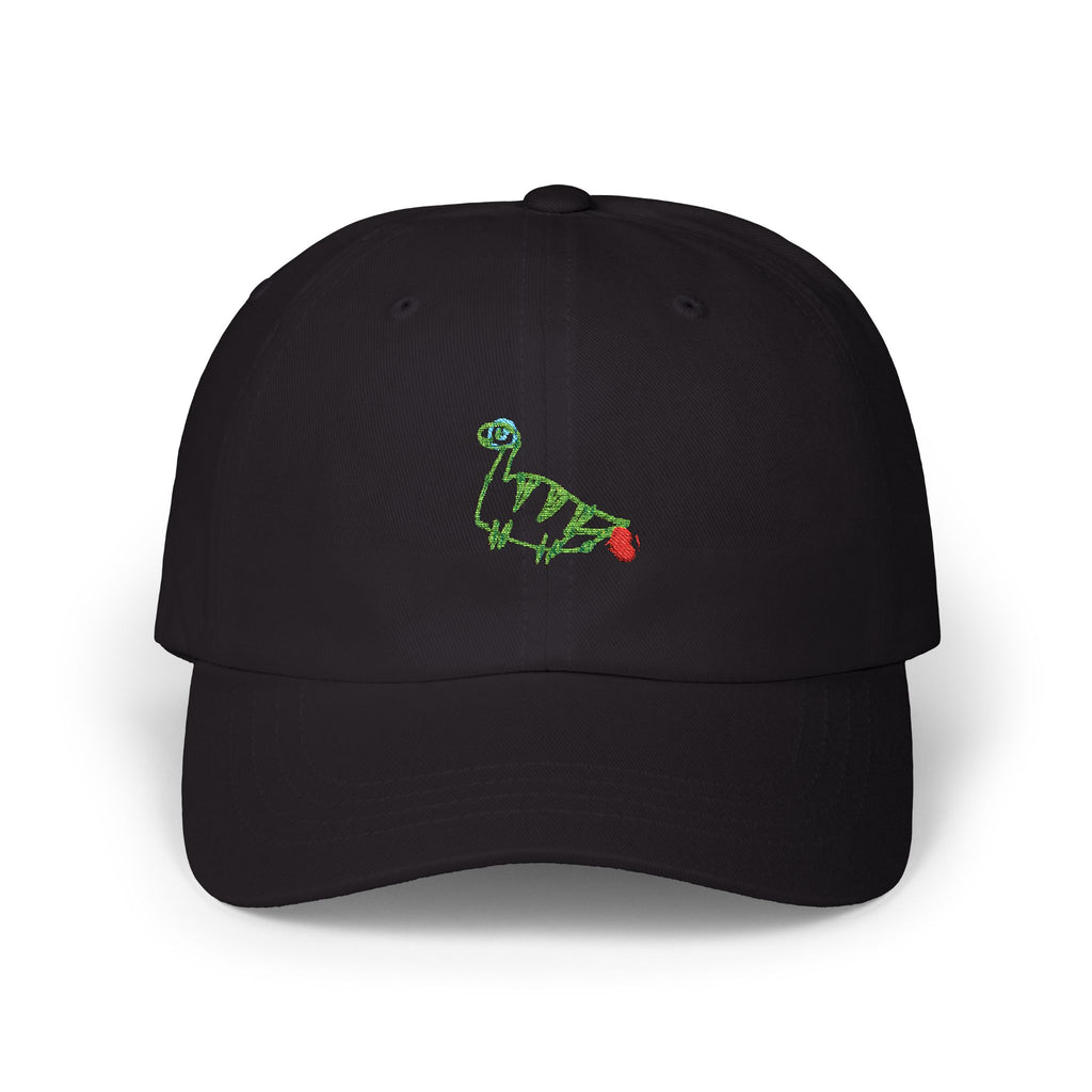 farting dinasour Classic Dad Cap drawn by vivi