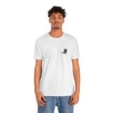 shadow cat printed short sleeve tee drawn by vivi