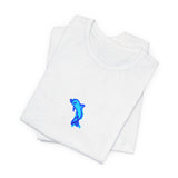 dolphin printed short sleeve tee