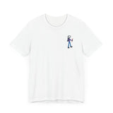 girl with stick printed tee drawn by vivi