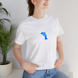 dolphin printed short sleeve tee