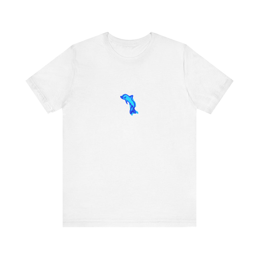 dolphin printed short sleeve tee