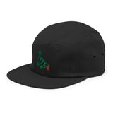 farting dinosaur - embroidered five panel hat