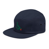 farting dinosaur - embroidered five panel hat