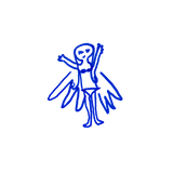 fairy - embroidered five panel hat