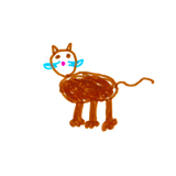 cat embroidered softstyle tshirt