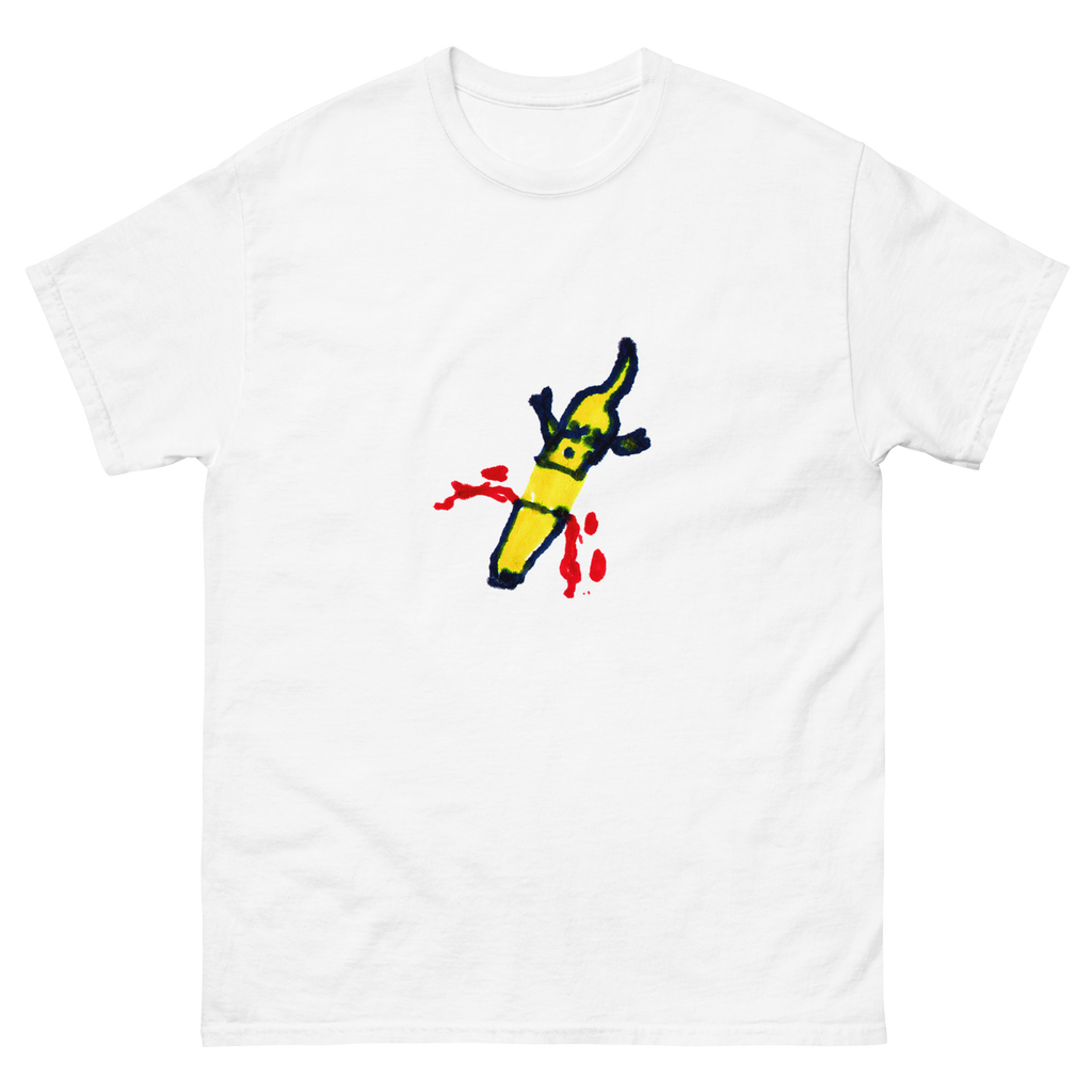 banana crime big printed heavyweight tshirt
