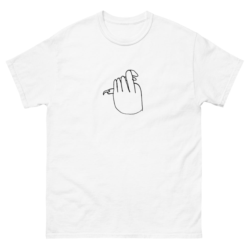 fist - printed heavyweight mens tshirt