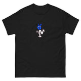 blue rabbit printed heavyweight tshirt
