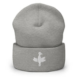 bird embroidered beanie