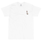 giraffe embroidered sofstyle tshirt