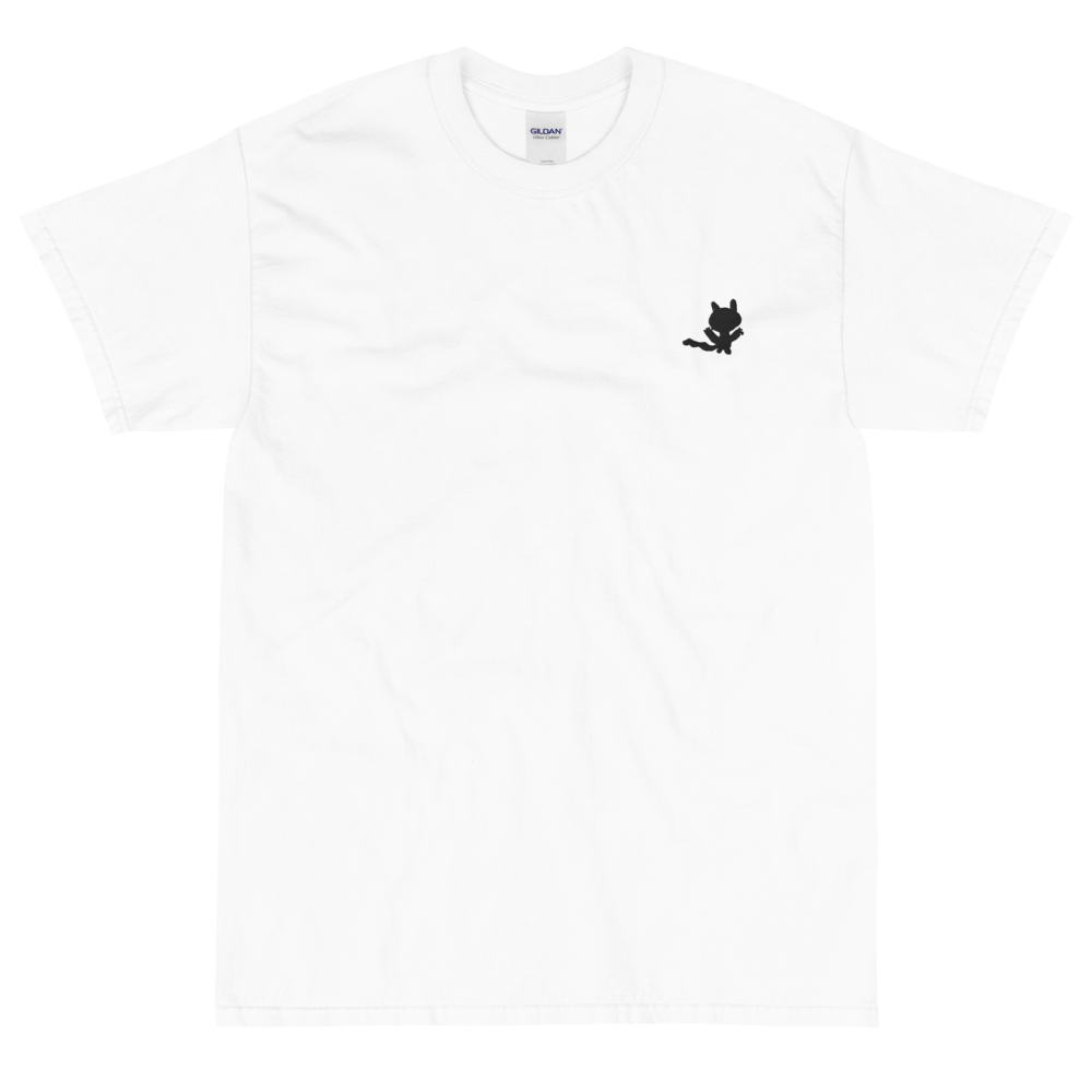 cat shadow embroidered softstyle tshirt