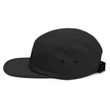 cat shadow embroidered five panel hat