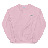 farting dinosaur - embroidered unisex sweater