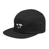 face 6 - embroidered five panel hat