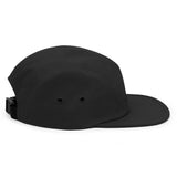 cat shadow embroidered five panel hat