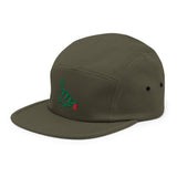 farting dinosaur - embroidered five panel hat