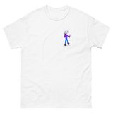 girl with stick printed heavyweight tshirt