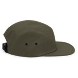 tulip embroidered five panel hat