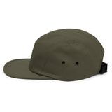 tulip embroidered five panel hat