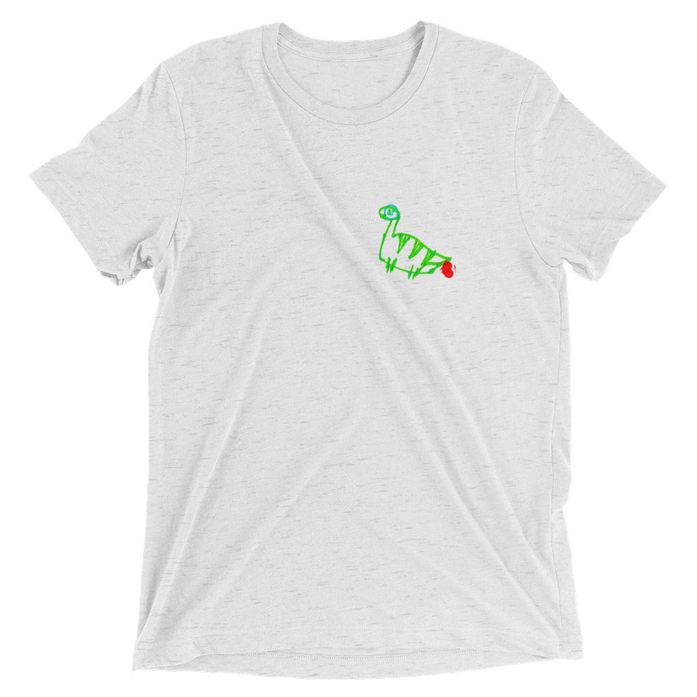 farting dinosaur - softstyle printed unisex tshirt