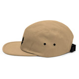 cat shadow embroidered five panel hat