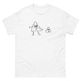 poops printed heavyweight tshirt