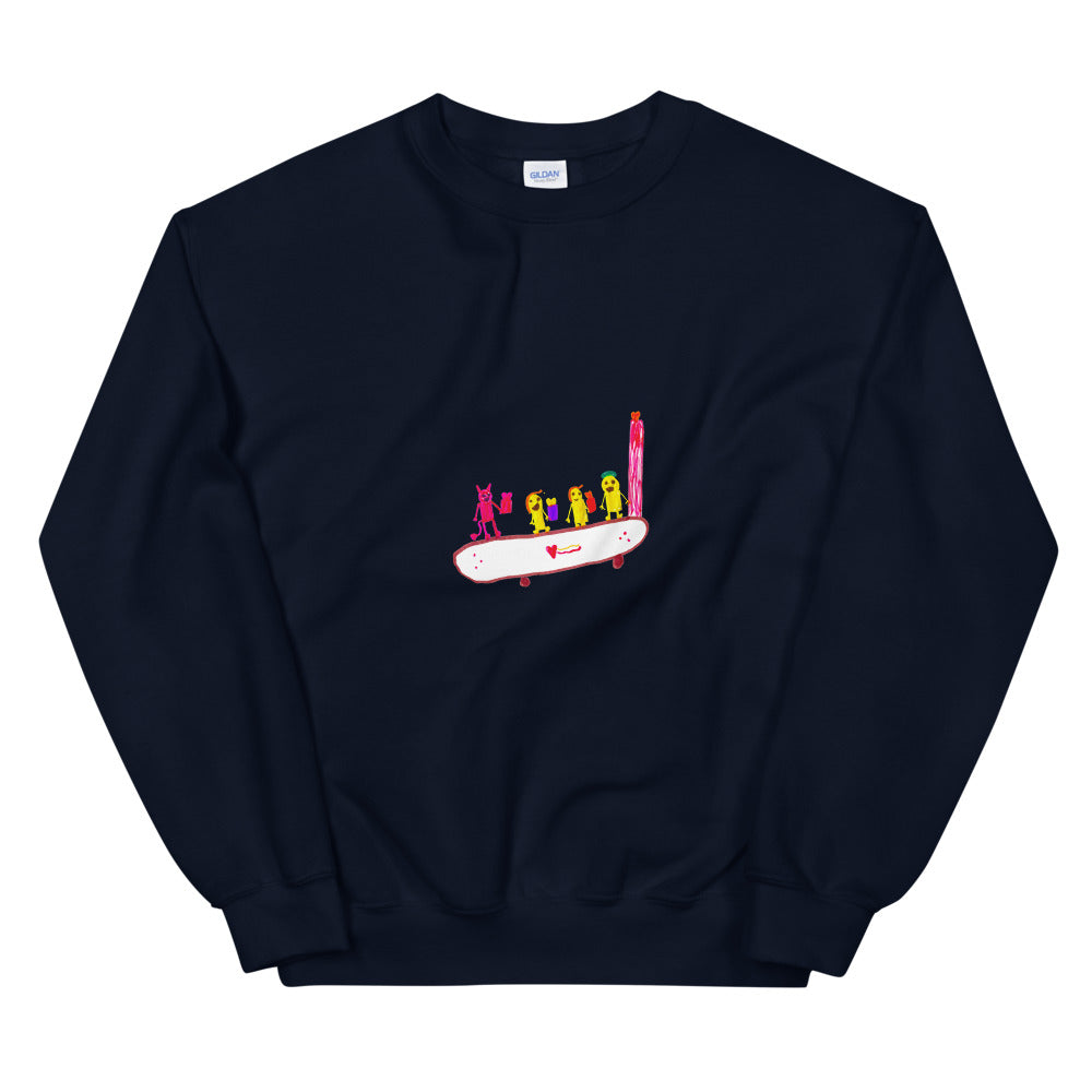 skating printed softstyle sweatshirt