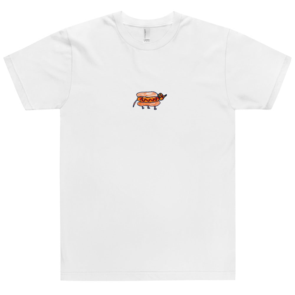 hotdog printed heavyweight tshirt
