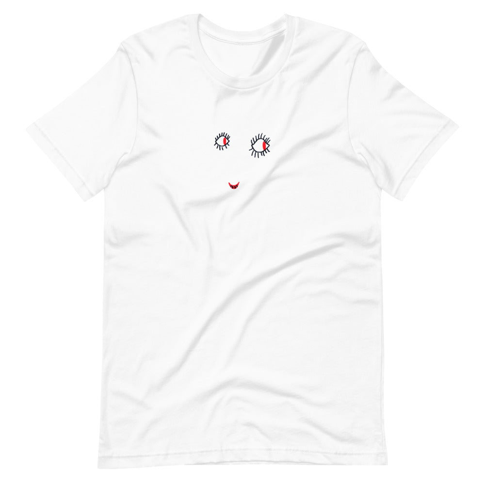 face 10 printed heavyweight tshirt